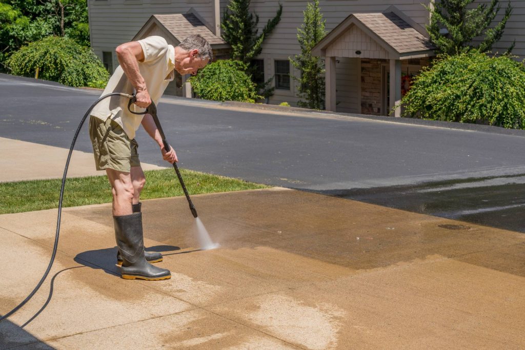 how to wash your own patio Pressure Washing 
